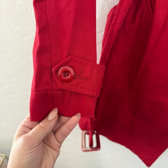 ❤️Grass Collection Red Trench Medium❤️ - Picture 2 of 9